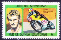 Equatorial Guinea 1976 MNH, Racing Motorcyclists Gould, Sports - Auto's