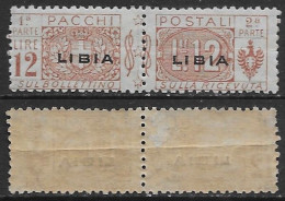 Italia Italy 1915 Colonie Libia Pacchi Postali Savoia L12 Sa N.PP11 Nuovo MH * - Libye