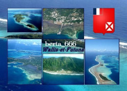 Wallis And Futuna Islands Multiview New Postcard - Wallis-Et-Futuna