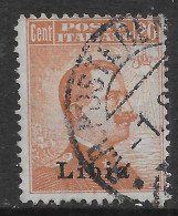 Italia Italy 1918 Colonie Libia Michetti Destra C20 Sa N.20 US - Libya