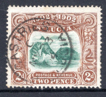 St Lucia 1902 400th Anniversary Of Discovery By Columbus Used (SG 63) - Ste Lucie (...-1978)