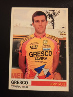 Cyclisme Cycling Ciclismo Ciclista Wielrennen Radfahren RUIZ JUAN (Gresco-Tavira 1998) - Cyclisme