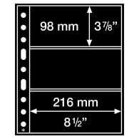 Leuchtturm Hüllen Schwarz Grande 3S (5er Pack) 305160 Neu ( - Autres & Non Classés