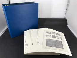 Lindner T- Blankoblätter 3 Streifen O.E. 100 Bl. & 1 Ringbinder Neuwertig ( - Blanco Pagina's