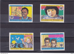 TCHAD 1979 Année Internationale De L'enfant Yvert 365-368 Non Dentelé , Michel 856-859 B NEUF** MNH - Chad (1960-...)