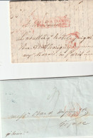 USA MARITIME 1829/1846 - Lot De 6 Lettres De New York, New Orleans & Philadelphia Vers Paris, Havre Et Cognac - Marcofilia