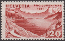 1931 Schweiz / Pro Juventute ** Zum:CH J59, Mi:CH 248, Yt:CH 252, Genfersee - Unused Stamps