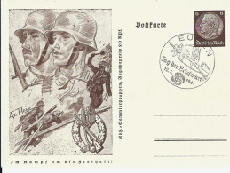 ALLEMAGNE - E.P. Avec Oblitération EUPEN "Tag Der Briefmarke 12.1.1941" - Stamp's Day