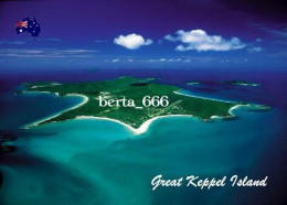 Australia Great Keppel Island Aerial View New Postcard - Sonstige & Ohne Zuordnung