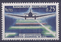 Francia 1964. YT = 1418 -  (*). Servicio Postal Nocturno - Ongebruikt