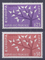 Francia 1962. Europa YT = 1358-59 (**) - 1962