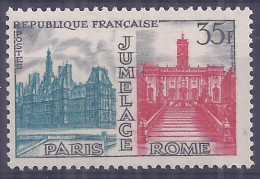 Francia 1958. YT = 1176 -  (*). Hermanamiento Paris-Roma - Neufs