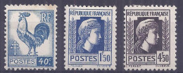 Francia 1944. YT = 632::44 -  (*). Gallo Y Marianne - Nuovi