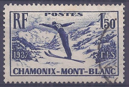 Francia 1937. YT = 334 - Usado (o). Camp. Chamonix - Usados