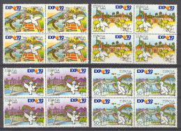 Spain. 1990 Expo Sevilla Ed 3050-53 (**) Bloque - Nuevos