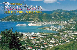 1 AK BVI / British Virgin Islands * Blick Auf Road Town Hauptstadt Der Britischen Jungferninseln Auf Der Insel Tortola - Britse Maagdeneilanden