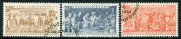 CZECHOSLOVAKIA 1954 Czech-Soviet Friendship Month Used.  Michel 878-80 - Oblitérés