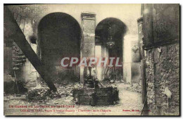 CPA Gerbeviller Apres Le Bombardement L Interieur De La Chapelle Militaria - Gerbeviller