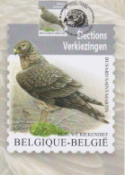 Maximumkaart Bpost "Blauwe Kiekendief" Zegel En Stempel "Brussel-Bruxelles" 02-04-2024 - 1985-.. Oiseaux (Buzin)