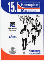 CARTE POSTALE AUTOCOLLANT - ATHLETISME - COURSE A PIED - 15 EME MARATHON DE HAMBOURG 2000 - Leichtathletik