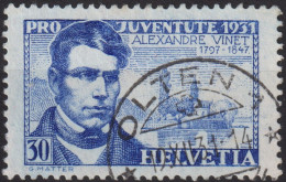 1931 Schweiz / Pro Juventute ° Zum:CH J60, Mi:CH 249, Yt:CH 253,  Alexandre Vinet - Used Stamps