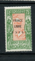 SAINT PIERRE ET MIQUELON 286 FRANCE LIBRE LUXE NEUF SANS CHARNIERE - Nuovi