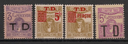 TUNISIE - 1941-44 - Taxe TT N°YT. 51 à 53 - Série Complète - Neuf Luxe** / MNH / Postfrisch - Segnatasse