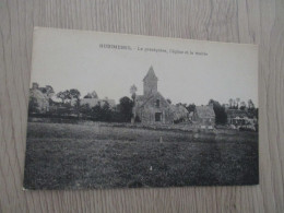 CPA 50 Manche Hudimesnil Le Presbytère L'église Et La Mairie - Autres & Non Classés