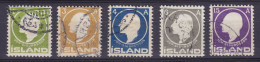 Iceland 1911 Mi. 63-67, Jón Sigurdsson (o) - Used Stamps