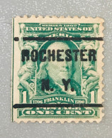 ÉTATS-UNIS - Benjamin Franklin -1 Cent Rochester "Bold Rochester NY" Pré-annulation 1901 - Ungebraucht