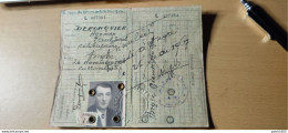 ANGRE Carte Identité DERONQUIER HERMAN Né à ANGRE 26/11/1908? DÉCÉDÉ 25/05/1967 - Genealogy