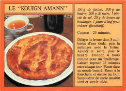 Recettes De Cuisine - Kouign Amann - Gastronomie - CPM - Voir Scans Recto-Verso - Küchenrezepte