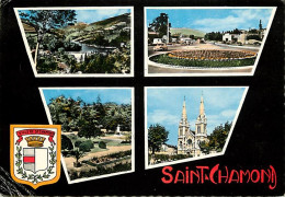 42 - Saint Chamond - Multivues - Blasons - Flamme Postale De Saint Chamond - CPM - Voir Scans Recto-Verso - Saint Chamond