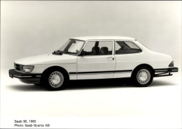 Photo Auto, Saab 90, Jahr 1985 - Autres & Non Classés