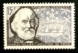 1956 FRANCE N 1056 CHARLES TELLIER LE FRIGORIFIQUE INDUSTRIE DU FROID - NEUF** - Neufs