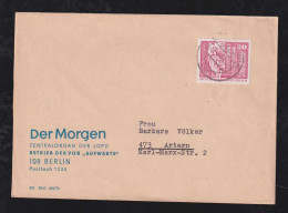 DDR 1977 Brief BERLIN X ARTEN Werbung DER MORGEN Zentralorgan Der LDPD - Cartas & Documentos