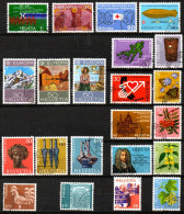 SUISSE,SCHWEIZ,1975,AUS  Mi.1046 - 1068 ,JAHRGANG OHNE 1053 ,GESTEMPELT, OBLITERE - Gebruikt