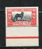 SAINT PIERRE ET MIQUELON TAXE 23 LUXE NEUF SANS CHARNIERE - Timbres-taxe