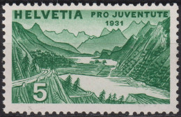 1931 Schweiz / Pro Juventute ** Zum:CH J57, Mi:CH 246, Yt:CH 250, Silser Und Silvaplanersee - Unused Stamps