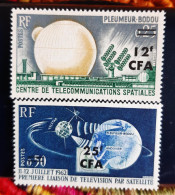 Réunion 1963 Télécoms Yvert 355 & 356 MNH - Ungebraucht