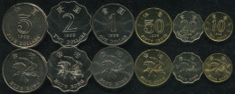 Hong Kong Coins Set #4. 1993-98 (6 Coins. XF-Unc) - Hongkong