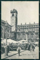 Verona Città 1897 Piazza Erbe Mercato Brunner 3577 Cartolina RT2271 - Verona