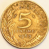 France - 5 Centimes 1969, KM# 933 (#4186) - 5 Centimes