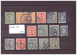 CHINA - 13 USED STAMPS DRAGOON WITH OVERPRINT + 2 POSTAGE DUE - GOOD CONDITION - !!! MANGOPAY ONLY!!! - 1912-1949 República