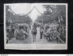 Parata A Bois De Boulogne + Il Raid Ippico Militare Apremont Stampa Del 1907 - Autres & Non Classés