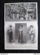 Teatro Di Vaudeville: Yvonne De Bray, Maud Amy, Harlay Stampa Del 1907 - Autres & Non Classés