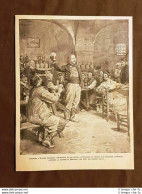 Giuseppe Garibaldi A Marsiglia Nel 1833 Fuggiasco Canta La Canzone Di Beranger - Sonstige & Ohne Zuordnung