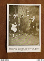 L'Attore Di Teatro A. Gandusio Nel 1925 Le Penne Del Pavone Di Oreste Poggio - Sonstige & Ohne Zuordnung