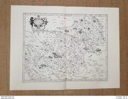 Carta Geografica O Mappa Berry Ducatus Anno 1650 Ristampa - Landkarten