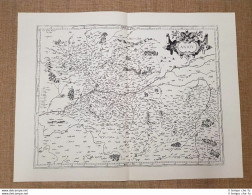 Carta Geografica O Mappa Aniou Andegavensis Ducatus Anno 1650 Ristampa - Cartes Géographiques